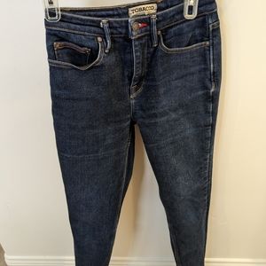 Tobacco Motorcycle Jeans, size 27